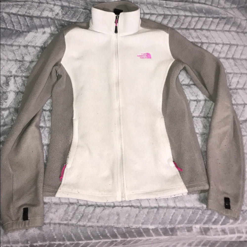 North face zip up jacket